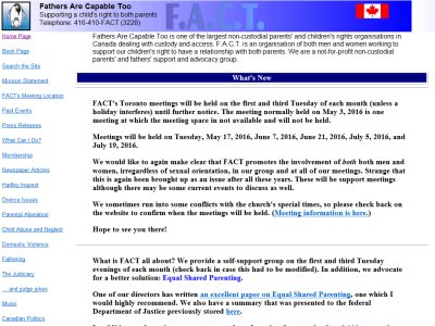 F.A.C.T. Fathers Are Capable Too CanadaLegal